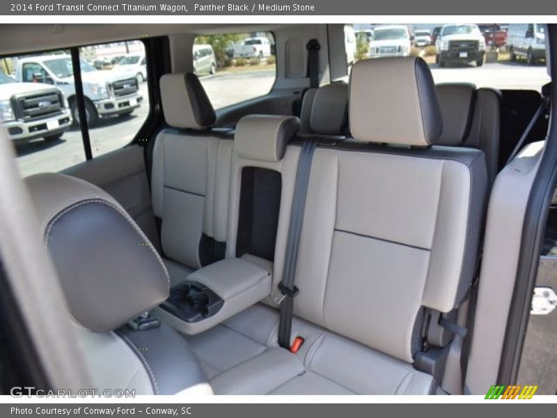 Rear Seat of 2014 Transit Connect Titanium Wagon