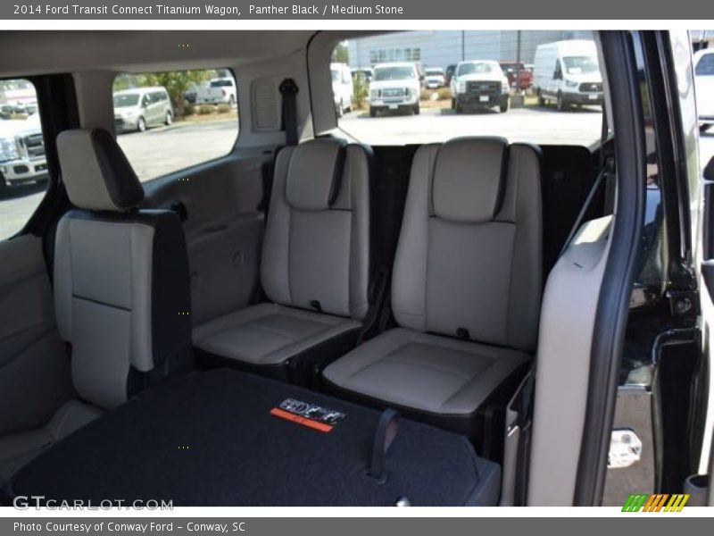 Rear Seat of 2014 Transit Connect Titanium Wagon