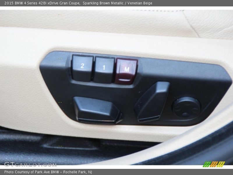 Sparkling Brown Metallic / Venetian Beige 2015 BMW 4 Series 428i xDrive Gran Coupe