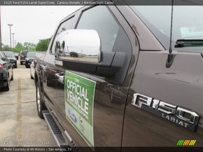 Caribou Metallic / Medium Light Camel 2015 Ford F150 Lariat SuperCrew