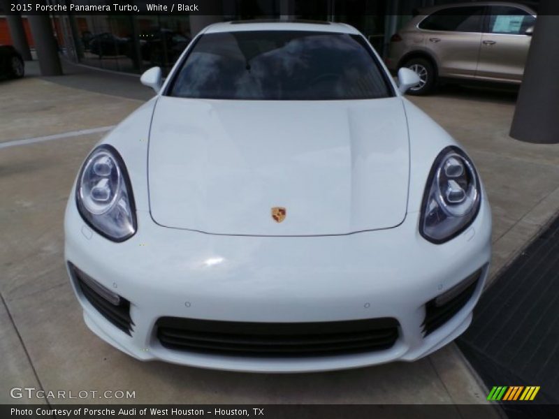White / Black 2015 Porsche Panamera Turbo