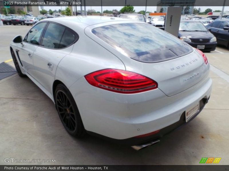 White / Black 2015 Porsche Panamera Turbo