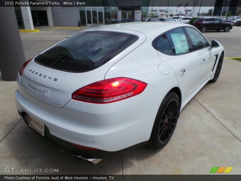 White / Black 2015 Porsche Panamera Turbo