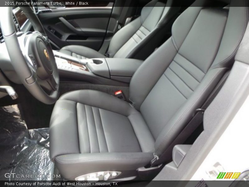 Front Seat of 2015 Panamera Turbo