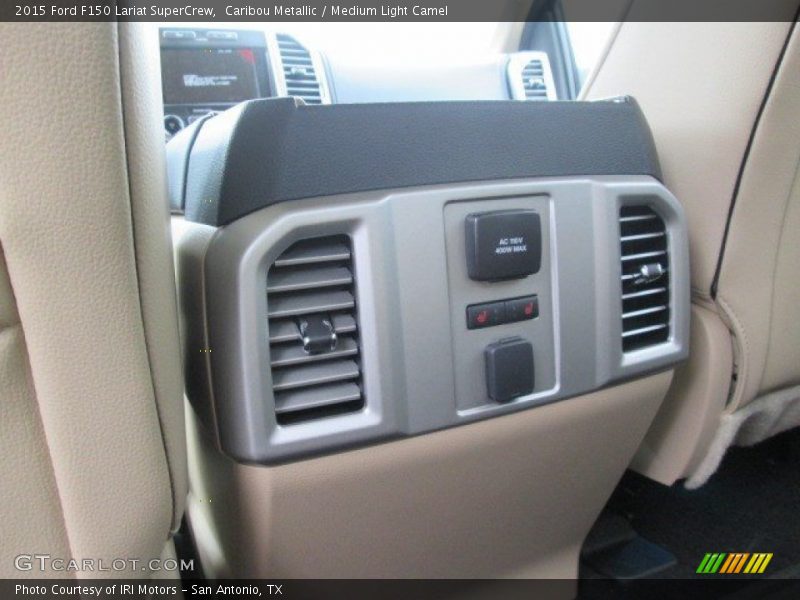 Caribou Metallic / Medium Light Camel 2015 Ford F150 Lariat SuperCrew