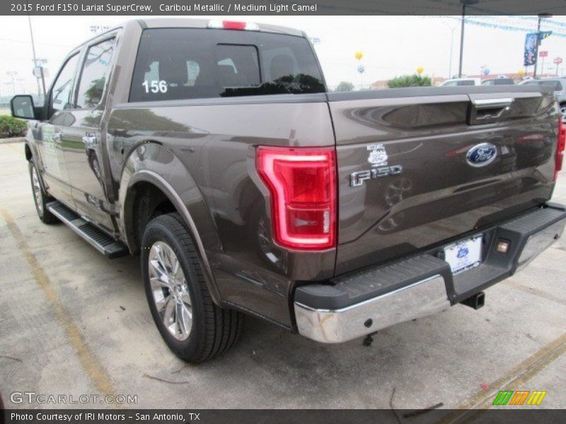 Caribou Metallic / Medium Light Camel 2015 Ford F150 Lariat SuperCrew