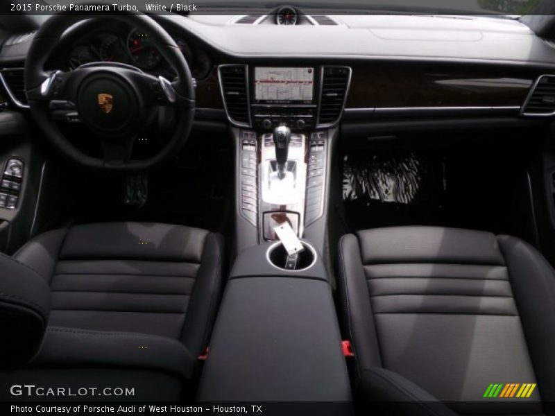 White / Black 2015 Porsche Panamera Turbo
