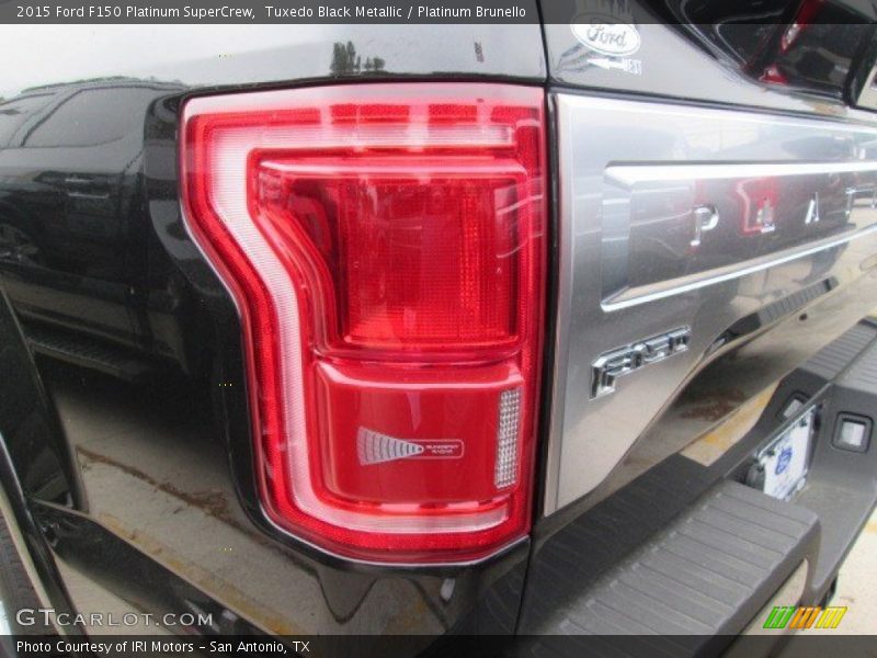 Tuxedo Black Metallic / Platinum Brunello 2015 Ford F150 Platinum SuperCrew