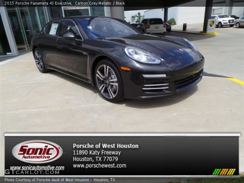 Carbon Grey Metallic / Black 2015 Porsche Panamera 4S Executive