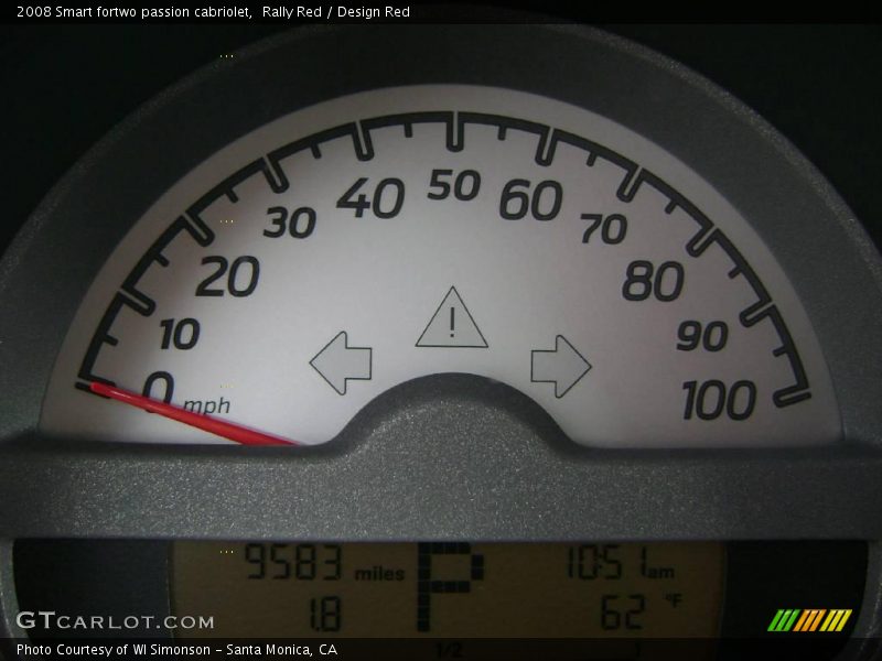 Rally Red / Design Red 2008 Smart fortwo passion cabriolet