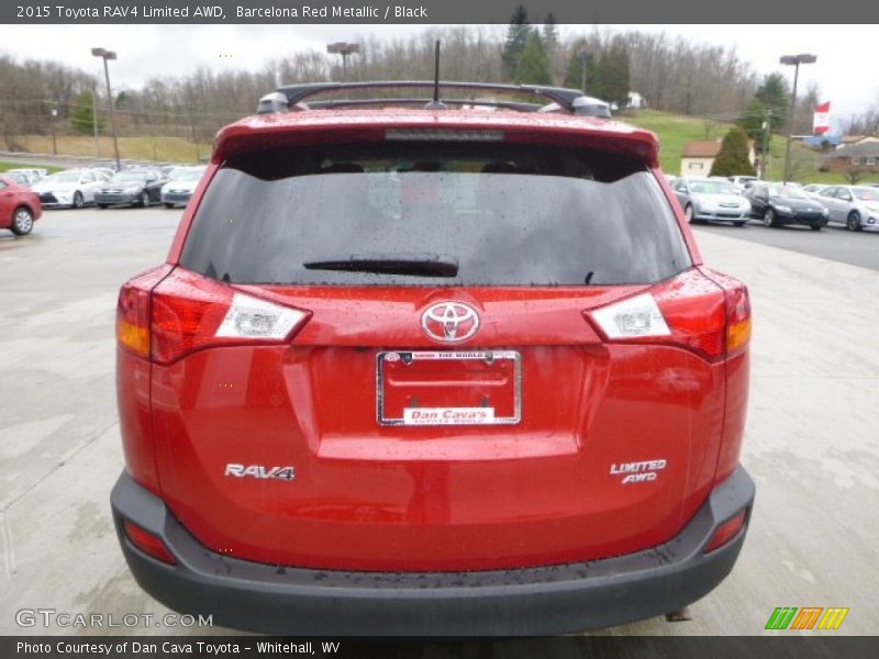 Barcelona Red Metallic / Black 2015 Toyota RAV4 Limited AWD