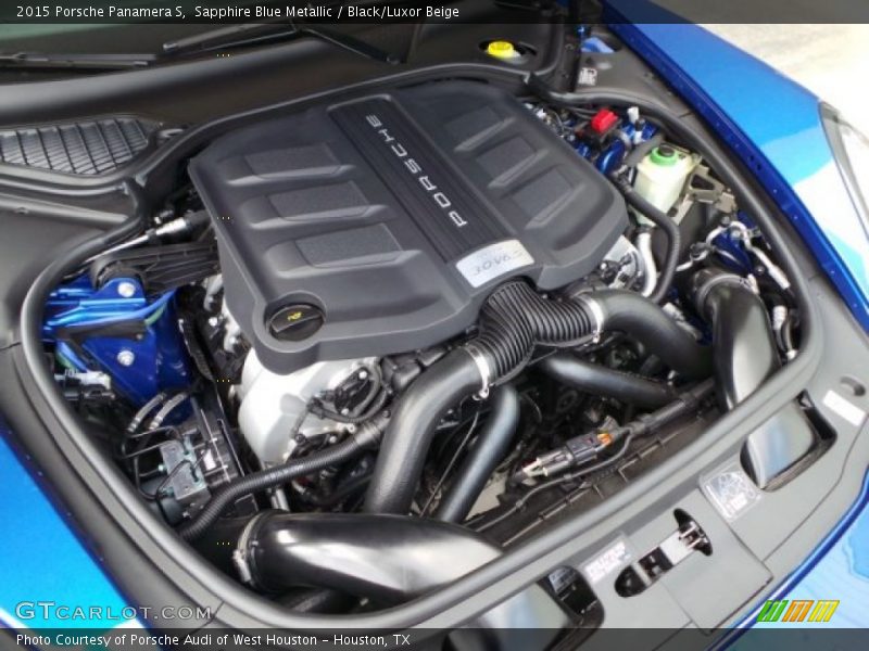  2015 Panamera S Engine - 3.0 Liter DFI Twin-Turbocharged DOHC 24-Valve VarioCam Plus V6