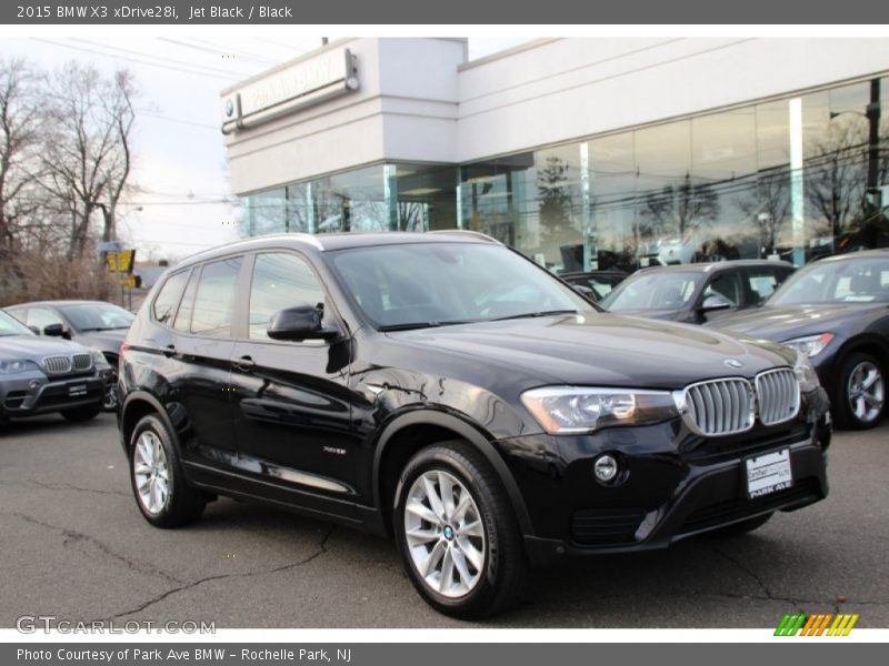 Jet Black / Black 2015 BMW X3 xDrive28i
