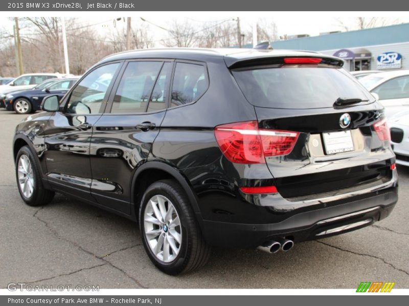 Jet Black / Black 2015 BMW X3 xDrive28i