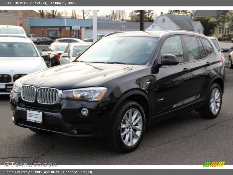 Jet Black / Black 2015 BMW X3 xDrive28i