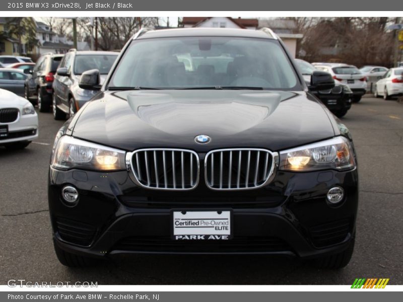 Jet Black / Black 2015 BMW X3 xDrive28i