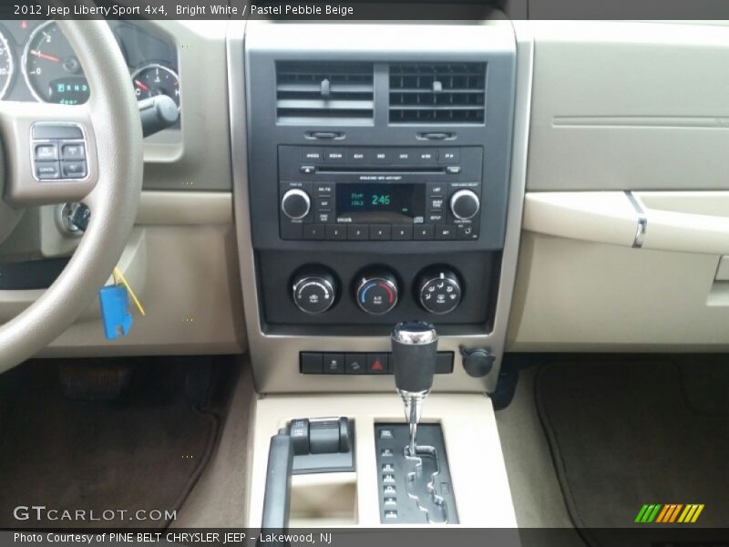 Bright White / Pastel Pebble Beige 2012 Jeep Liberty Sport 4x4