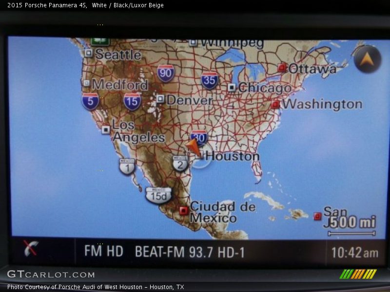 Navigation of 2015 Panamera 4S