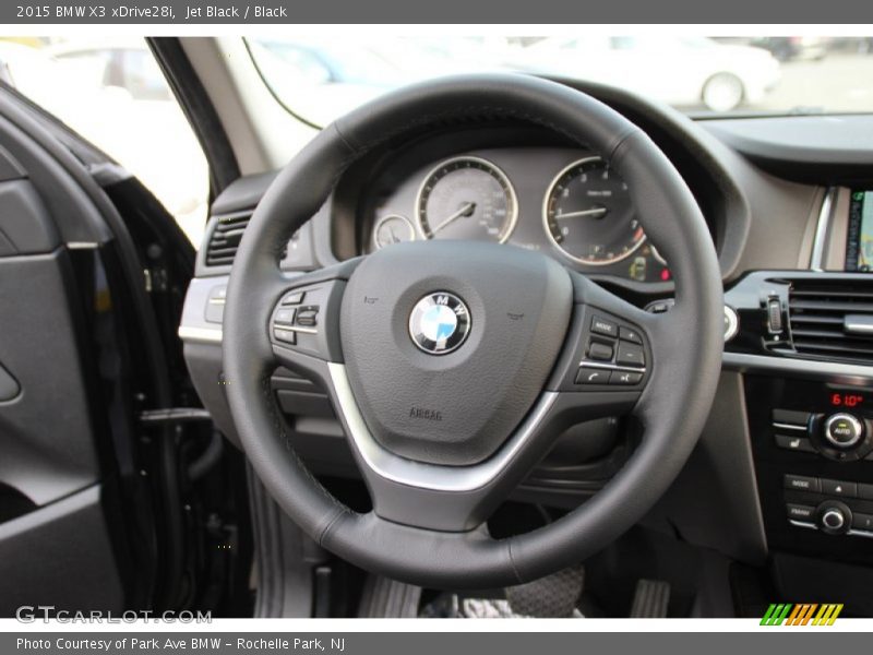 Jet Black / Black 2015 BMW X3 xDrive28i
