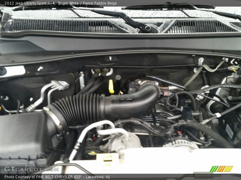 Bright White / Pastel Pebble Beige 2012 Jeep Liberty Sport 4x4