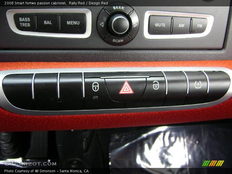 Rally Red / Design Red 2008 Smart fortwo passion cabriolet