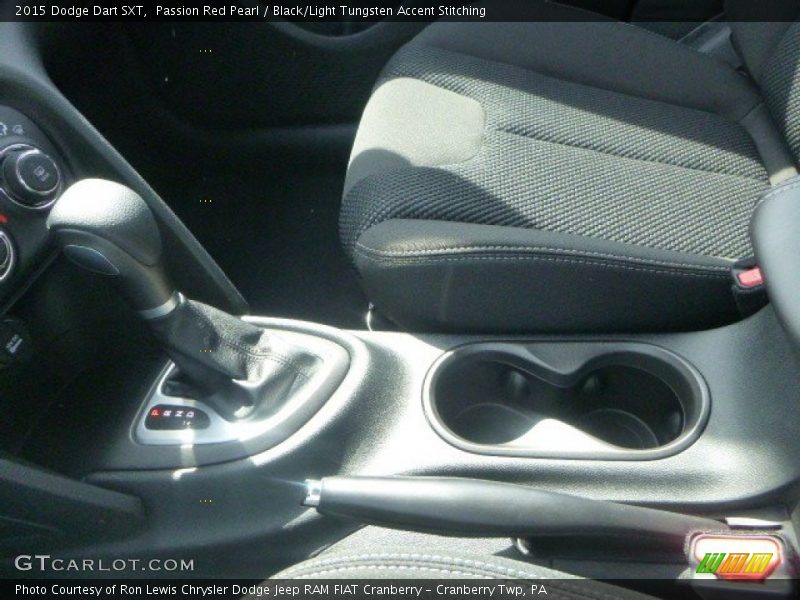 Passion Red Pearl / Black/Light Tungsten Accent Stitching 2015 Dodge Dart SXT