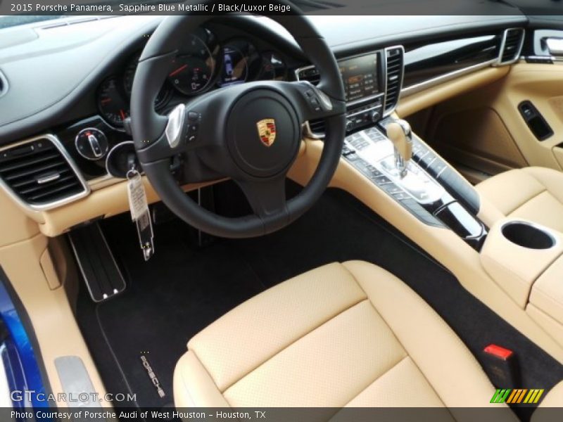  2015 Panamera  Black/Luxor Beige Interior