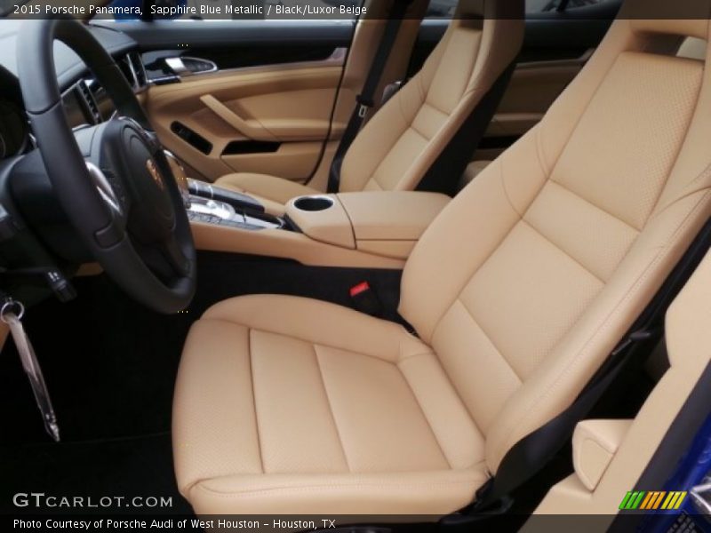 Front Seat of 2015 Panamera 