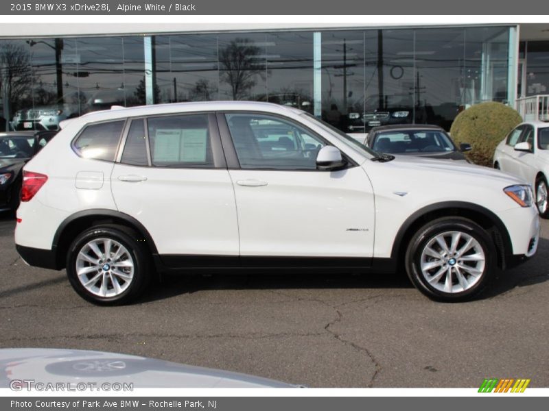 Alpine White / Black 2015 BMW X3 xDrive28i