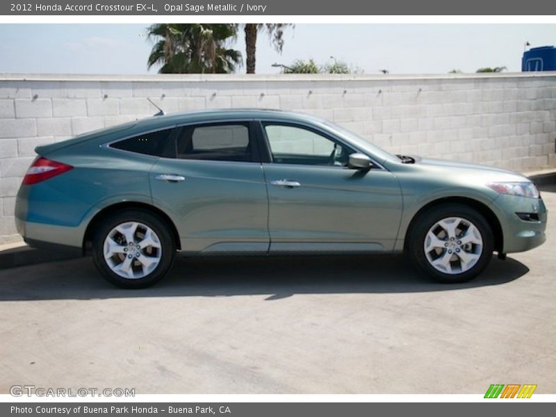 Opal Sage Metallic / Ivory 2012 Honda Accord Crosstour EX-L