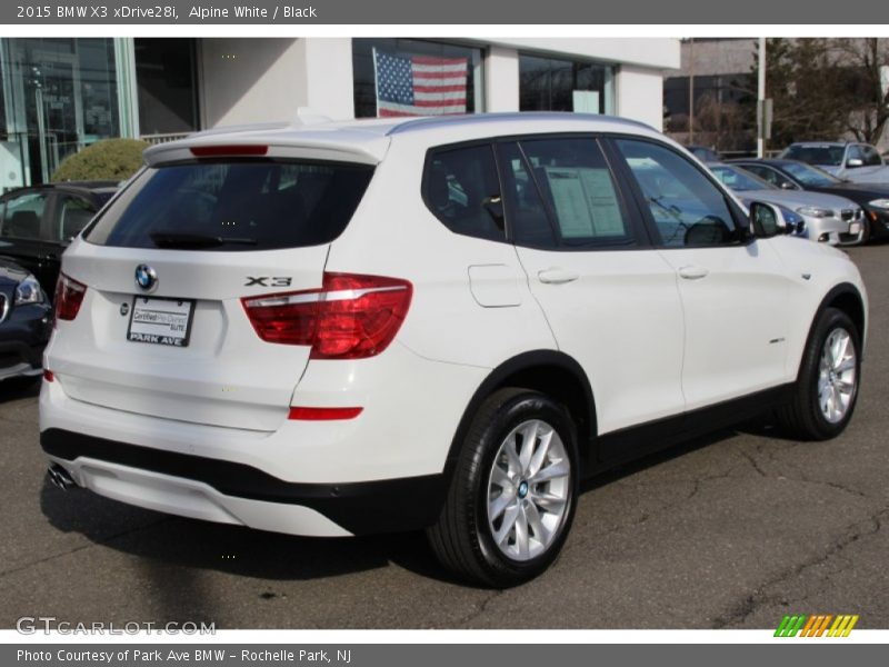 Alpine White / Black 2015 BMW X3 xDrive28i
