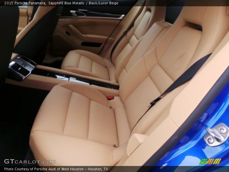 Rear Seat of 2015 Panamera 