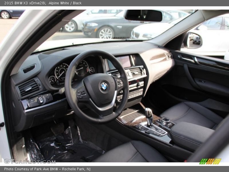 Alpine White / Black 2015 BMW X3 xDrive28i