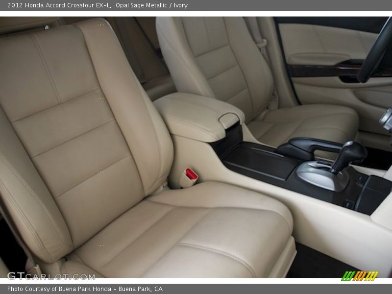 Opal Sage Metallic / Ivory 2012 Honda Accord Crosstour EX-L