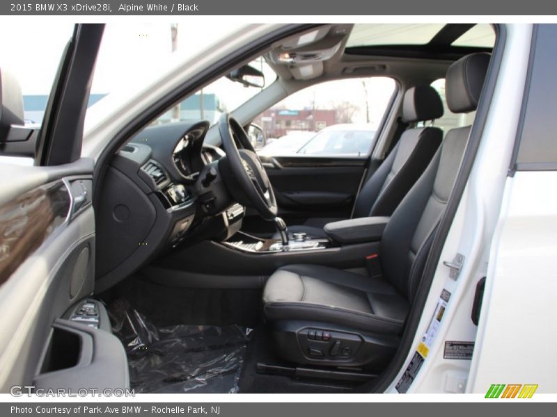 Alpine White / Black 2015 BMW X3 xDrive28i