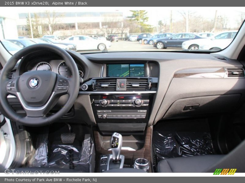 Alpine White / Black 2015 BMW X3 xDrive28i