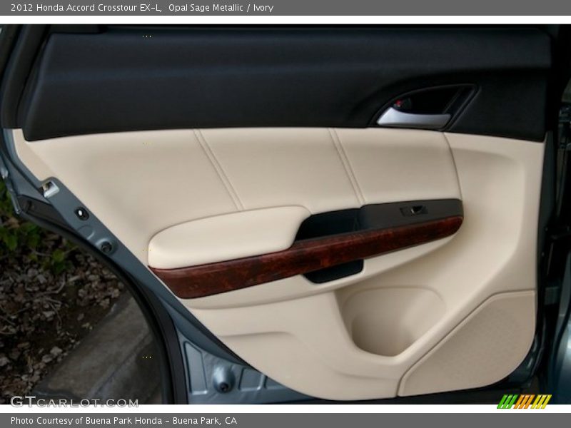 Opal Sage Metallic / Ivory 2012 Honda Accord Crosstour EX-L
