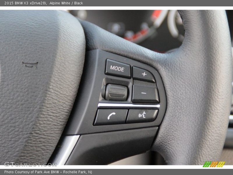 Alpine White / Black 2015 BMW X3 xDrive28i