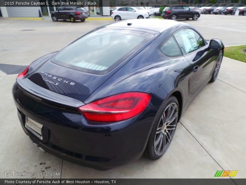 Dark Blue Metallic / Black 2015 Porsche Cayman S