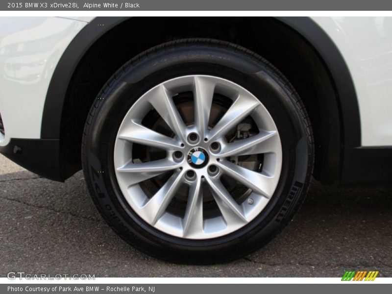 Alpine White / Black 2015 BMW X3 xDrive28i
