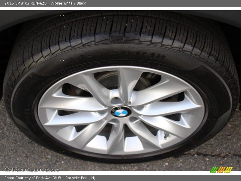 Alpine White / Black 2015 BMW X3 xDrive28i
