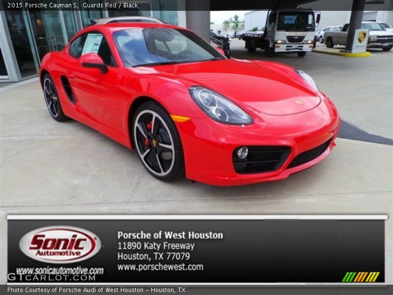 Guards Red / Black 2015 Porsche Cayman S