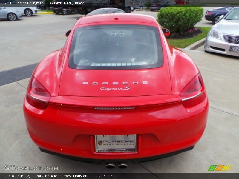 Guards Red / Black 2015 Porsche Cayman S