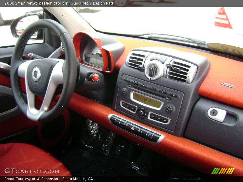 Rally Red / Design Red 2008 Smart fortwo passion cabriolet