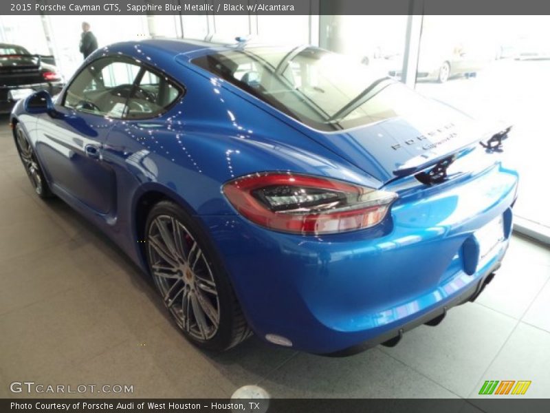 Sapphire Blue Metallic / Black w/Alcantara 2015 Porsche Cayman GTS