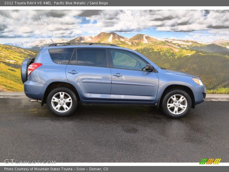 Pacific Blue Metallic / Sand Beige 2012 Toyota RAV4 V6 4WD