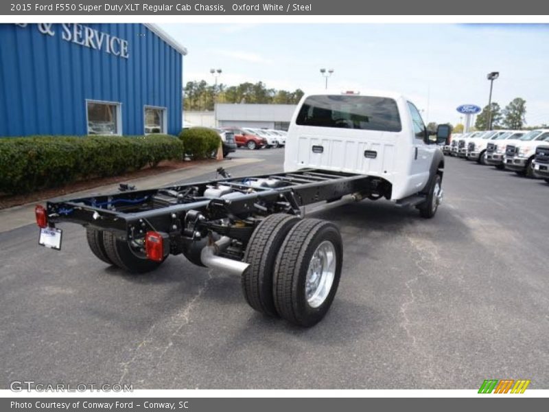 Oxford White / Steel 2015 Ford F550 Super Duty XLT Regular Cab Chassis