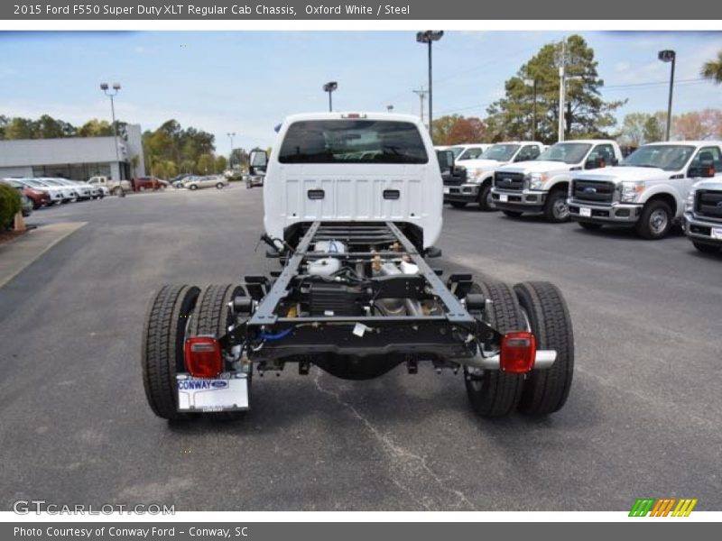 Oxford White / Steel 2015 Ford F550 Super Duty XLT Regular Cab Chassis