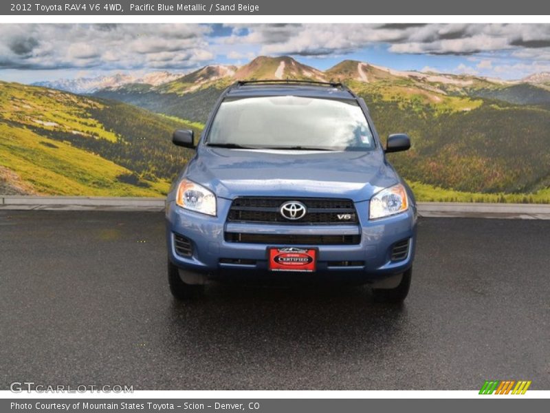 Pacific Blue Metallic / Sand Beige 2012 Toyota RAV4 V6 4WD