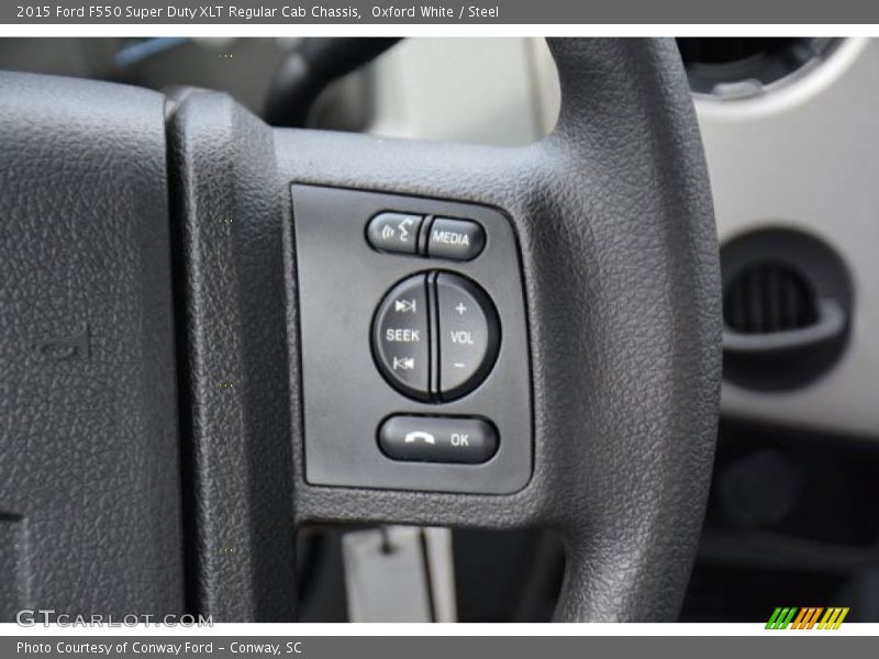 Controls of 2015 F550 Super Duty XLT Regular Cab Chassis